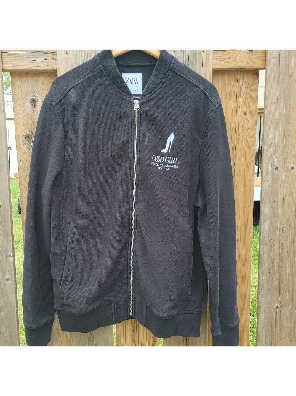 RARE Zara Carolina Herrera jacket Men's Size Large Embroidered